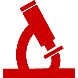 Microscope - red icon